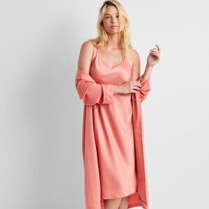 State of Day Women's Sleeveless Crepe de Chine Nightgown,